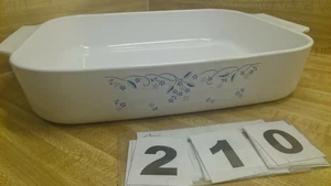 CORNING WARE A-21-B-N PROVINCIAL BLUE Roaster / Lasagna Casserole Pan pyroceram - Picture 1 of 11