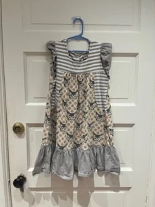 Jelly the Pug Gray Cat Dress 10 - Picture 1 of 3
