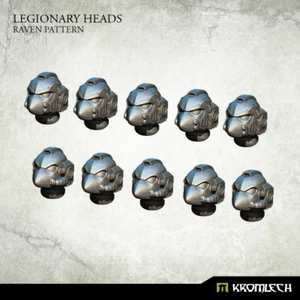 Kromlech Legionary Heads: Raven Pattern (10) New - Picture 1 of 4