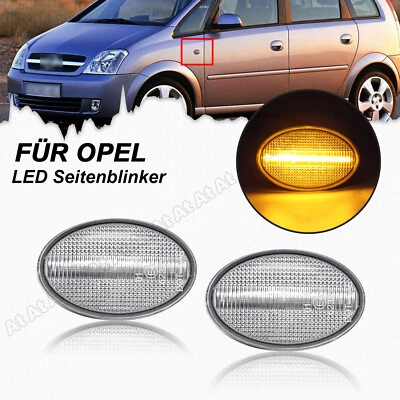 2x LED Seitenblinker Blinker Für Opel Astra F Corsa B Corsa C Meriva Calibra A - Bild 1 von 4