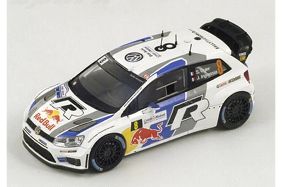 1/43 VOLKSWAGEN POLO WRC #8 WORLD CHAMPION FRANCE 2013 OGIER SPARK S3314 RARE - Immagine 1 di 1