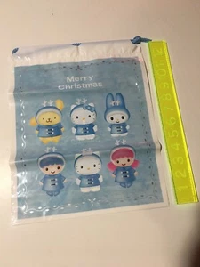 Raro De Colección Sanrio Original 1999 Hello Kitty Feliz Navidad Bolso NUEVO AÑOS 90 - Imagen 1 de 2