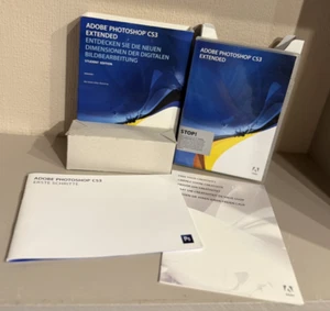 Adobe Photoshop CS3 Extended deutsch Windows Orginal DVD + Seriennummer - Bild 1 von 2