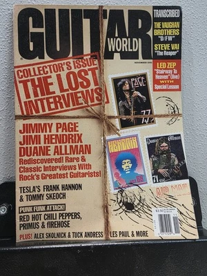 Guitar World Nov 1991 Special Collector's Issue Page, Hendrix, Allman Foto 1 de 2