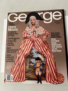 GEORGE Magazine Rare June/July  1996 - DEMI MOORE! - Foto 1 di 8