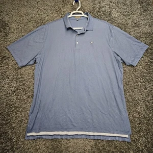 Peter Millar Summer Comfort Shirt Mens XXL 2XL Pattern Polo w/ Embrodery - Picture 1 of 11
