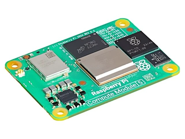 RPI CM5 CM5004016 4GB RAM 16GB EMMC SOM Cortex A76 PCIe 2.0 2.4GHz uP: BCM2712 4 - Photo 1/1