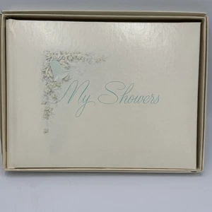VTG CR Gibson Wedding “My Showers” Guest and Gifts Book Original Box New Unused - Picture 1 of 16