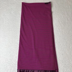 Lululemon Convertible Full Snap Vinyasa Infinity Scarf Hot Pink/Plum Striped - Picture 1 of 8