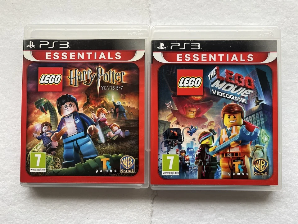 Lego Movie + Lego Harry Potter PS3, Playstation 3, Complete Game with Manuals - Image 1 of 3