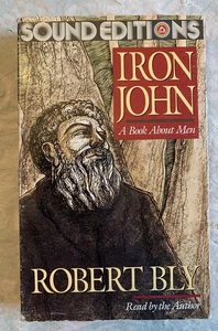Iron John by Robert Bly Audiobook Cassettes - Read By The Author Sound Editions - Foto 1 di 9