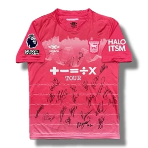 Squad Signed IPSWICH TOWN 2024/25 Football Third Shirt - COA & Photo Proof - Picture 1 of 8