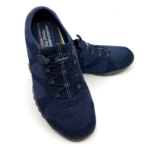 Damen 6,5 M | SKECHERS Relaxed Fit Slipper Air Cooled Memory Foam Strickschuhe - Bild 1 von 12