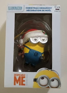 BOB THE MINION CHRISTMAS TREE ORNAMENT BRAND NEW IN BOX AND WITH LOOP HANGAR - Picture 1 of 6