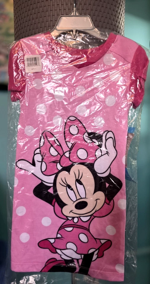 Camisón Disney Store Minnie Mouse Niñas Talla 4 Nuevo con Etiquetas**Envío Gratis** Foto 1 de 4