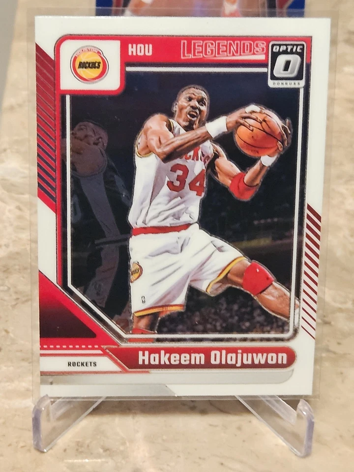 Baloncesto óptico Donruss 2024-25 - Hakeem Olajuwon Legends #249 Houston Rockets Foto 1 de 1