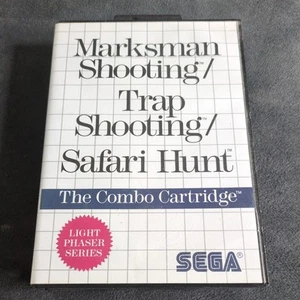 Marksman Shooting / Trap Shooting / Safari Hunt Sega Master System GAME ONLY - Picture 1 of 3
