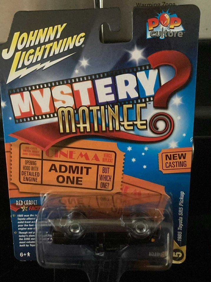 JOHNNY LIGHTNING JLSP374 1 64 1985 TOYOTA SR5 PICKUP "BACK TO THE FUTURE" BLACK