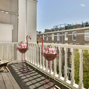 2x Flamingo Planter Flamingo Flowerpot Decorative Flowerpot Rack - Picture 1 of 7