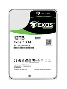 Seagate Exos X14 ST12000NM0008 12TB SATA 7200RPM 3.5" Enterprise Hard Drive - Afbeelding 1 van 4