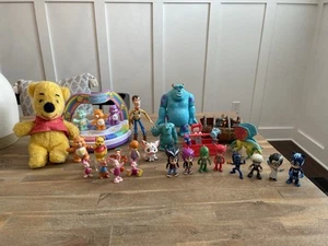 Disney Figure Posable Vintage Lot Pooh Ratatouille Monsters Inc Care Bears +++ - Picture 1 of 21