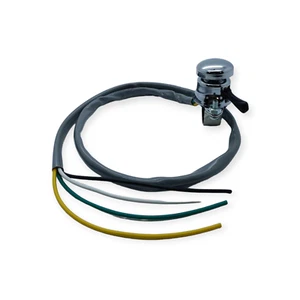 Interruptor de inmersión de cuerno cromado BSA NORTON TRIUMPH Lucas 7/8" barras cubierta gris LU31563 - Imagen 1 de 5