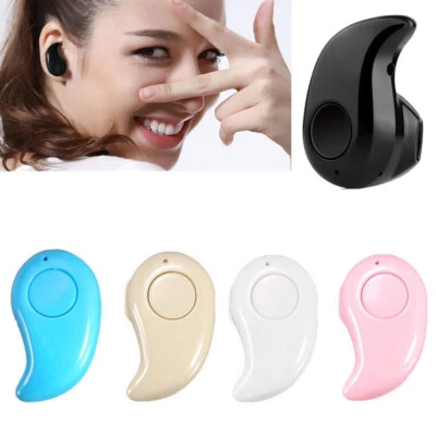 Mini In-Ear Wireless Bluetooth Headphone Headset Stereo Earphone For Android iOS - Image 1 of 4