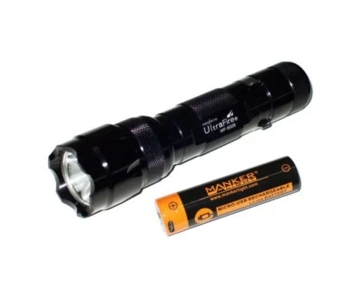 UltraFire WF-502B 2000 Lumens LED Torch Flashlight with USB Battery - image 1 of 2