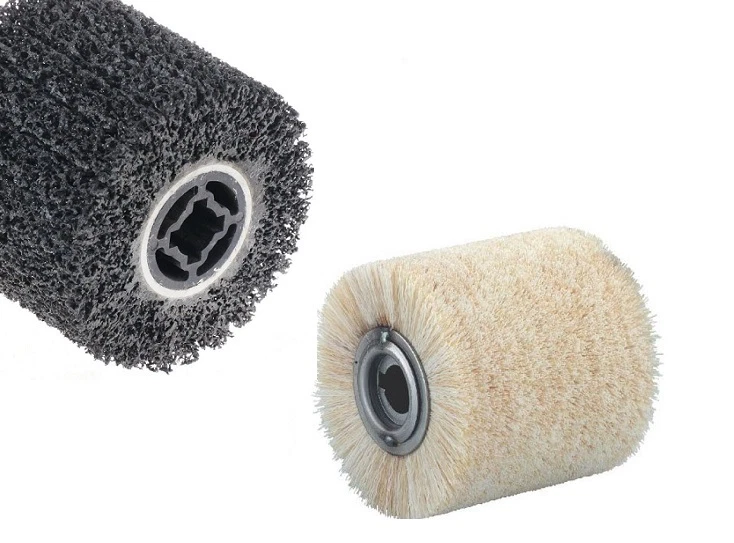 Fiber & Silicon Carbide Brush burnishing Wheel stained wood surface fits Metabo  - Image 1 of 1