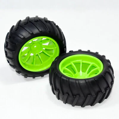 HSP part 08010 Wheel Complete 2P for HiMOTO HispeeD RC Model Truck 94108 94188  - Image 1 of 4