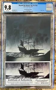 BEYOND THE DEMON THE SEA CGC 9.8 ESTEBAN SALINAS BLACK CAPE VAR. LTD 150 COA #4! - Picture 1 of 3