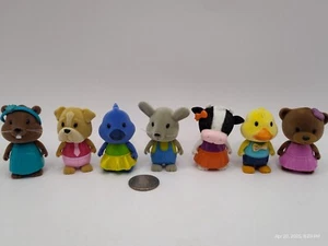 Lil Furry Woodzeez Bobbleez Bobble's 7 Beaver Dog Bird Mouse Cow Duck & Bear - Picture 1 of 14