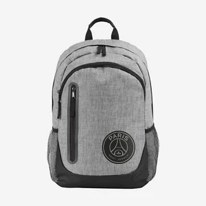 Paris Saint Germain Premium Grey & Black Backpack 17 x 12 inch Official Licensed - Picture 1 of 5