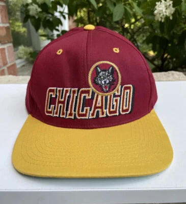 Gorra de colección Chicago Wolves Snapback ¡Rara! IHL Hockey Ligas Menores Etiqueta Z Años 90 Foto 1 de 4