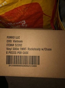 Funko Soda Tmnt Rocksteady custodia sigillata con 6 lattine - Foto 1 di 1