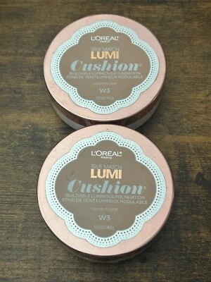 L'Oreal Paris True Match Lumi Cushion Foundation W3 Nude Beige 2 Pack - Image 1 of 3