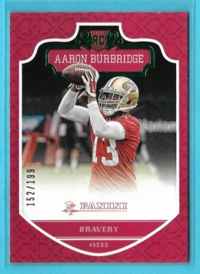 Aaron Burbridge 2016 Panini Bravery ROOKIE Green #152/199 - Image 1 of 2