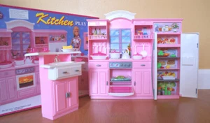 NEW FANCY LIFE DOLL HOUSE FURNITURE Kitchen+Refrigerator PLAYSET (24016) - Picture 1 of 4