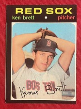 🔥 1971 Topps Ken Brett #89 Boston Red Sox🔥