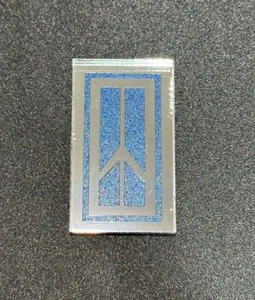 1987 - 1988 Cutlass Header Panel Rocket Euro Emblem GM BLUE 22528812 Replica - Picture 1 of 2