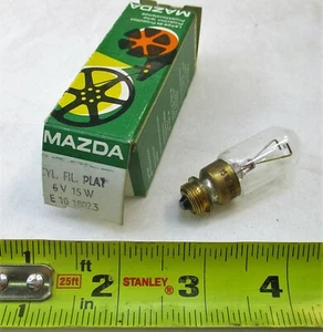 Mazda GE 6V 15W E10 Projector Bulb 1802.3 New Lamp - Picture 1 of 6