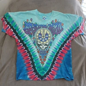Grateful Dead Size XL Shirt Liquid Blue New Years Eve 1995 In the Midnight Hour - Picture 1 of 12
