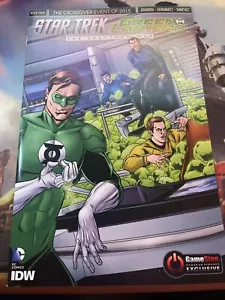 STAR TREK/LINTERNA VERDE: THE SPECTRUM WAR #1 GAMESTOP VARIANTE PURA IDW DC - Imagen 1 de 2