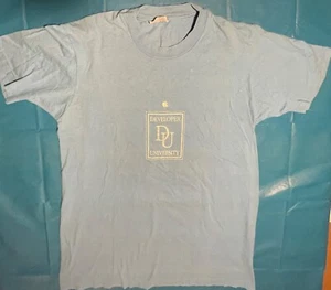 Rare Vintage Never Worn Apple Computer Developer University L T shirt 89' - Bild 1 von 4