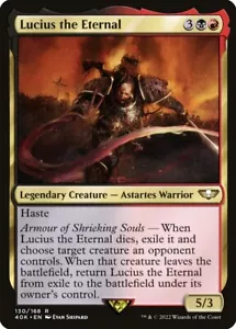 MTG 1X LUCIUS THE ETERNAL WARHAMMER 40 000 COMMANDER NEAR MINT/MINT - Picture 1 of 1
