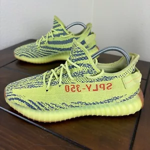 Size 9.5 - adidas Yeezy Boost 350 V2 Low Semi Frozen Yellow Blue Red B37572 - Picture 1 of 23