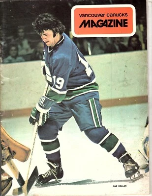 1974 - Detroit Red Wings vs Vancouver Canucks  program - Image 1 of 4