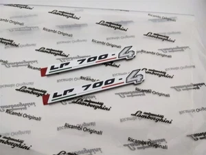 Lamborghini Aventador LP700-4 Decorative Adhesive Badge Emblem Set 470854499 - Picture 1 of 2