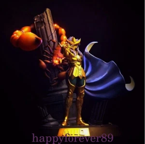 Statua Saint Seiya Scorpione Milo 1/6 resina GK dipinta modello limitato SY Studio LED - Foto 1 di 6
