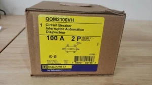 NEW Square D QOM2100VH 2-Pole 100Amp 240V MAIN Circuit Breaker - Picture 1 of 2
